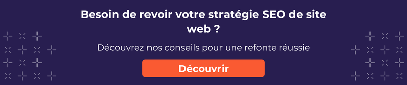 Refonte SEO découvrez nos prestations