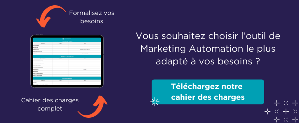 Cahier des charges des outils de marketing automation