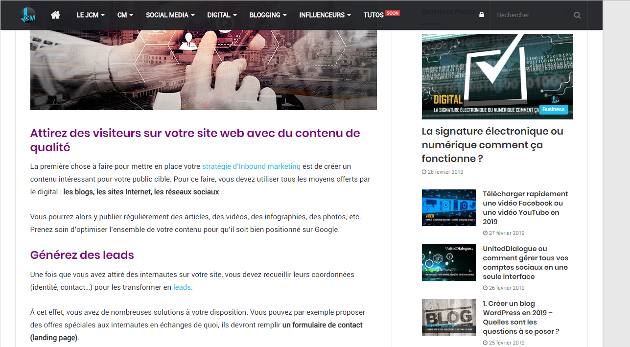 Exemple de Backlink